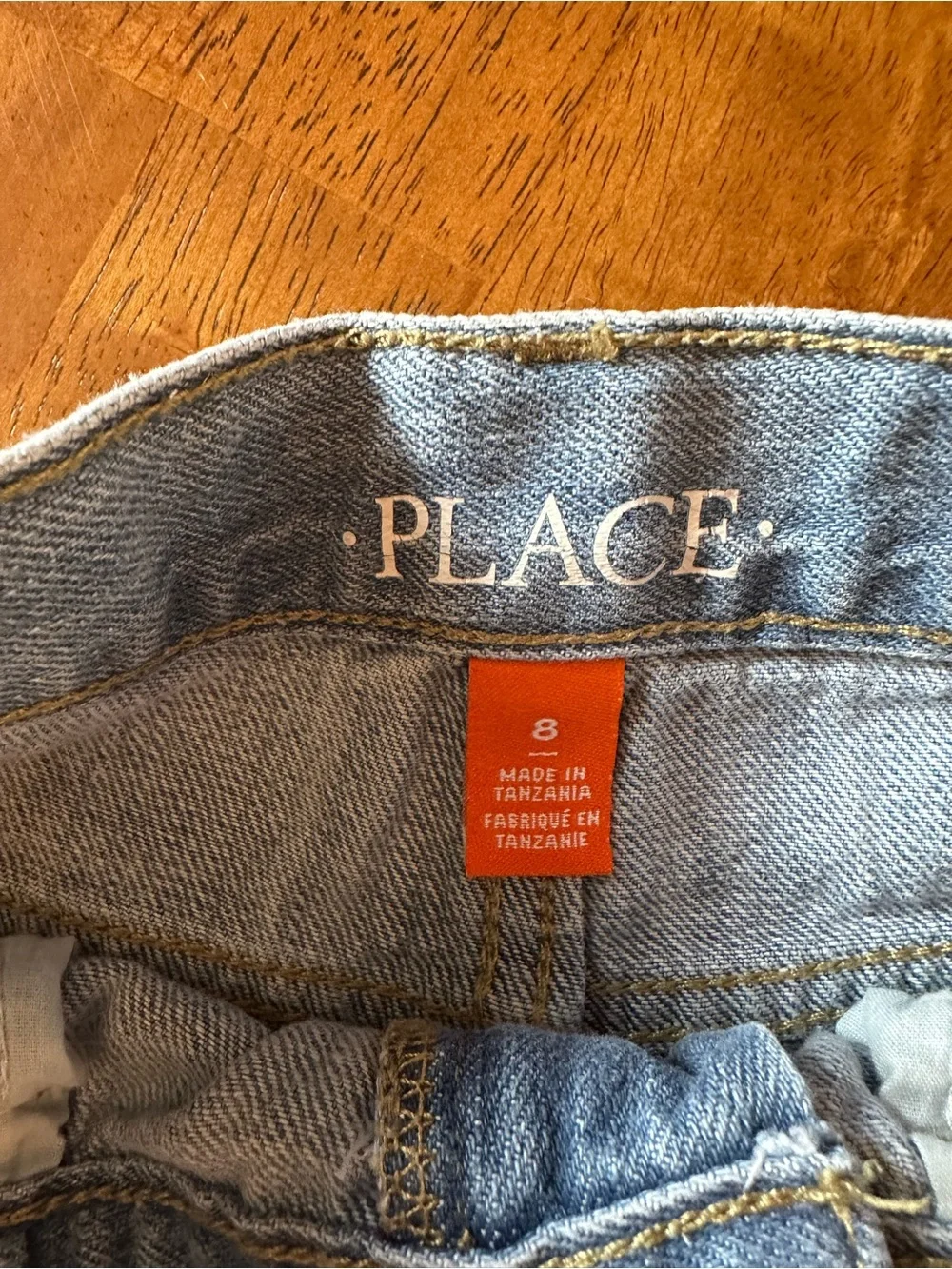 Place Denim Shorts - Dark Blue and Light Blue